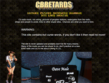 Tablet Screenshot of cbretards.com